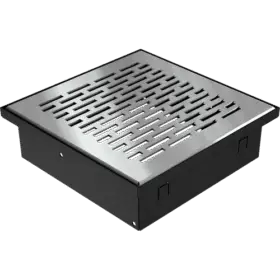 Grille de cheminée floor 11x17 Inox