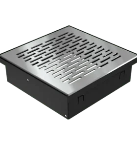 Grille de cheminée floor 11x17 Inox
