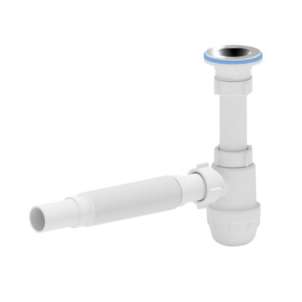 ALONI SIPHON BOUTEILLE FLEXIBLE AVEC CREPINE Ø32CM BLANC ALONI SIPHON BOUTEILLE FLEXIBLE AVEC CREPINE Ø32CM BLANC