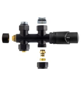 KIT DE RACCORDEMENT CENTRAL DROIT NOIR M30X16/2
