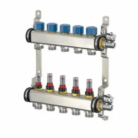 Collecteur pour chauffage au sol 5 sorties