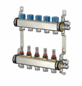 Collecteur pour chauffage au sol 5 sorties